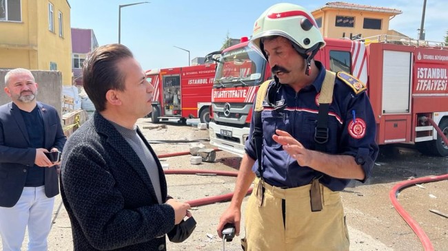 Tuzla Belediye Başkanı Şadi Yazıcı’dan Tuzla’daki yangına ilişkin açıklama