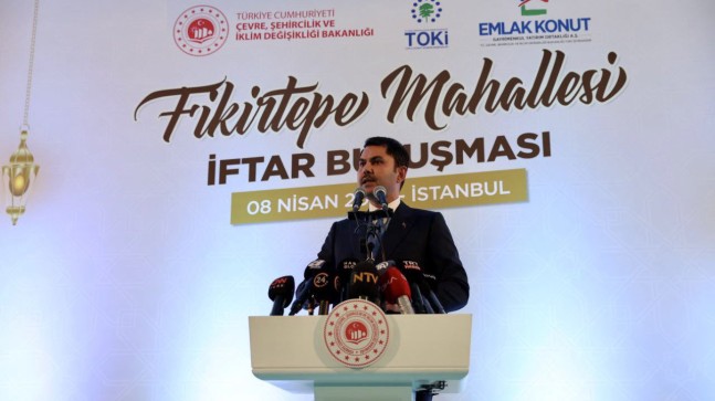 Bakan Murat Kurum: “İstanbul’un kalbi Fikirtepe’de atacak”