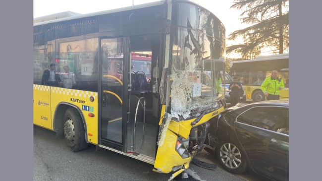 Sarıyer’de yokuş aşağı kayarak 15 aracı biçen İETT otobüsü dehşet saçtı