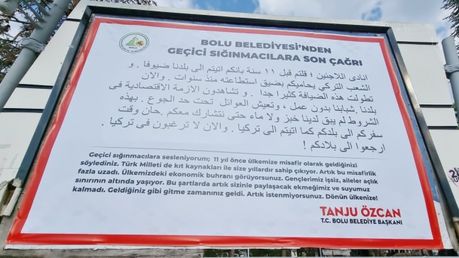 CHP’li faşist Tanju Özcan’ın afişleri savcılık kararı ile toplatıldı