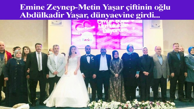Abdülkadir Yaşar-Selin Dursun çifti mutlu bir yuva için imzaları attılar