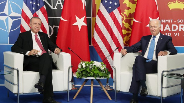 Bütün dünyanın gözü Cumhurbaşkanı Erdoğan ile ABD Başkanı Biden arasında kritik görüşmede idi
