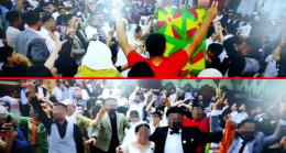 Esenyurt’ta bir düğünde PKK çaputunu açıp slogan attılar