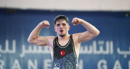 Muhammet Karavuş, Akdeniz Oyunları güreşte altın madalya kazandı