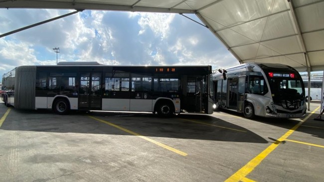 Metrobüs hattına 160 araç katıldı