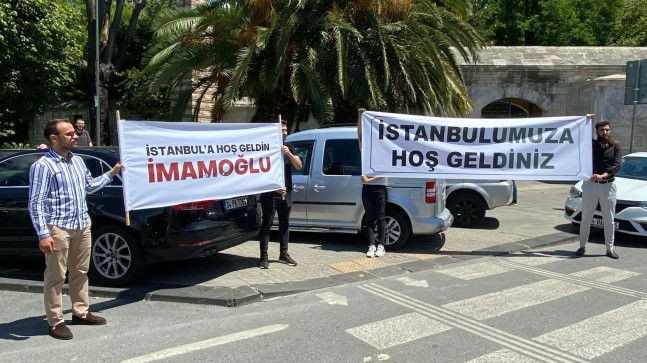 “İstanbul’a hoş geldin İmamoğlu”