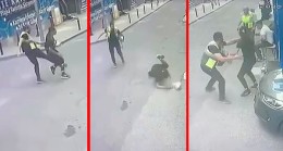 Otoparkçı, hırsızı tekme atarak yakaladı