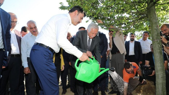 Bakan Kurum: “Göz bebeğimiz İstanbul’un yeşilliğine yeşillik katıyoruz”