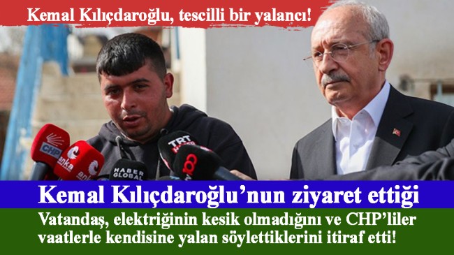 Kemal Kılıçdaroğlu, bu yalan ve algılarla mı ülkeyi yönetmeye talip?