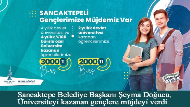 Sancaktepe Belediye Başkanı Döğücü’den üniversiteyi kazanan gençlere müjde