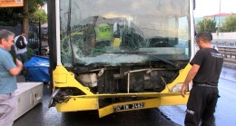 Yine bir İETT otobüs kazası daha!