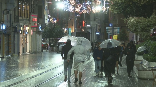 İstanbul’da sağanak yağmur