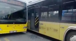 İETT otobüsü, İETT otobüsüne çarptı