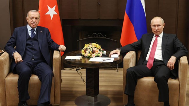 Cumhurbaşkanı Erdoğan ile Rusya Devlet Başkanı Putin arasında kritik görüşme