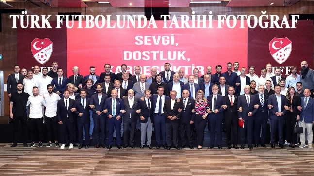 Türk Futbolu tek vücut oldu