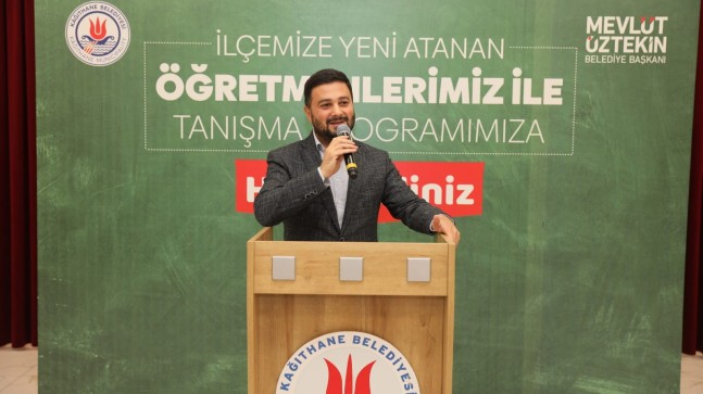 Kağıthane Belediye Başkanı Öztekin, yeni atanan öğretmenlerle buluştu