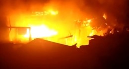 Kadıköy’de 4 gecekondu alev alev yandı