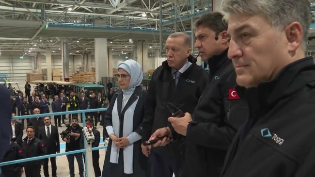 Erdoğan’dan Togg Fabrikası’na ziyaret