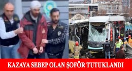 Alibeyköy’deki kazaya sebep olan tramvayın vatmanı tutuklandı