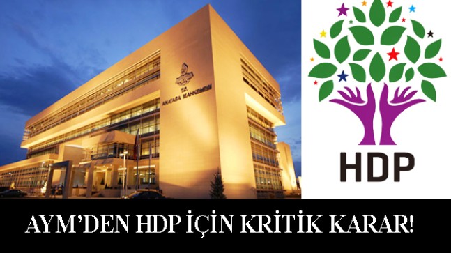 Anayasa Mahkemesi HDP için kararını verdi