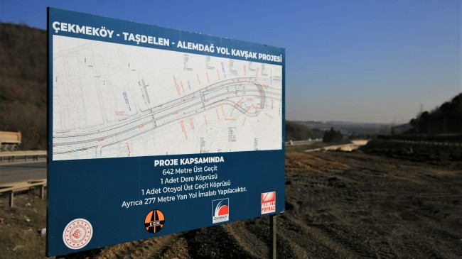 Çekmeköy-Taşdelen-Alemdağ Yol Kavşak Projesi çalışmaları başladı