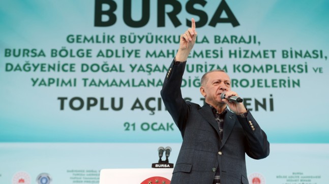 Cumhurbaşkanı Erdoğan, Bursalıları gururlandırdı