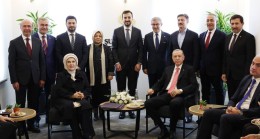 Cumhurbaşkanı Erdoğan’ın gerçekleştirdiği Şule Yüksel Şenler Vakfı açılışına ilçe belediye başkanları da katıldı