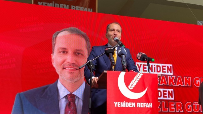 Fatih Erbakan, “Biz, kuru kuruya bir siyaset yapmıyoruz, biz ibadet yapıyoruz”