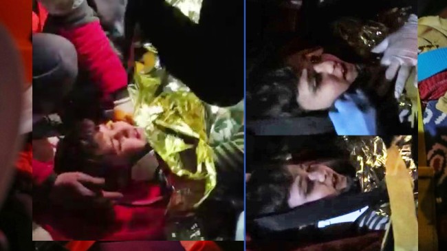 Altı yaşındaki minik Yiğit, 162 saat sonra enkazdan sağ çıkartıldı