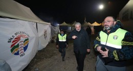 Başkan Kabaktepe’den Şile Belediyesi’nin Antakya’daki hizmet çadırlarına ziyaret