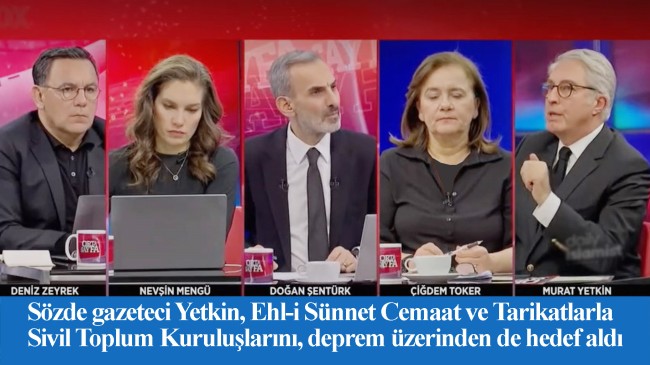 Yer yine FOX TV! Arsız yalancı Murat Yetkin deprem üzerinden sarık ve cübbeli Müslümanları hedef aldı