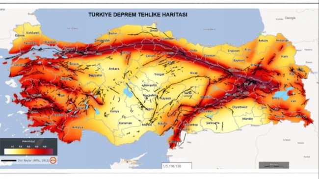 AFAD’tan adrese göre durumu sorgulayacak deprem tehlike haritası