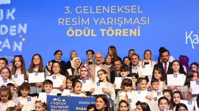 AK Parti İstanbul İl Kadın Kolları “4. Geleneksel Çocuk Gözünden Ramazan” resim yarışması başladı
