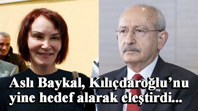 Aslı Baykal, “İyi ki Erdoğan var”