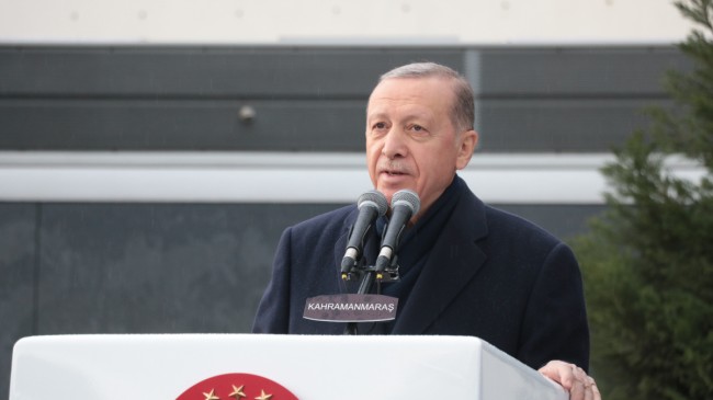Cumhurbaşkanı Erdoğan: ‘1 yılda konutları vatandaşlarımıza teslim edeceğiz’