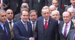 Cumhurbaşkanı Recep Tayyip Erdoğan, Fatih Erbakan’ı ziyaret etti