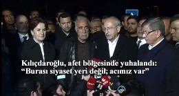 Kılıçdaroğlu, sel bölgesinde yuhalandı