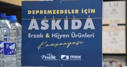 Pendik Belediyesi’nden deprem bölgesi için “Askıda Erzak” kampanyası
