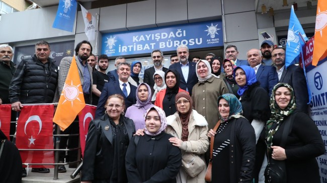 AK Parti İstanbul İl Başkanı Osman Nuri Kabaktepe, Kayışdağı İrtibat Bürosu açtı