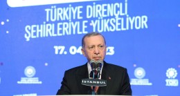 Cumhurbaşkanı Erdoğan, “CHP, çöp, çukur, çamur, susuzluk demektir”
