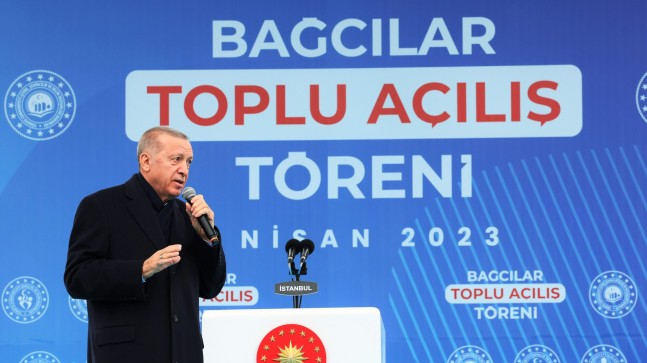 Cumhurbaşkanı Erdoğan, Kılıçdaroğlu ve Akşener’i Bağcılar’dan eleştirdi