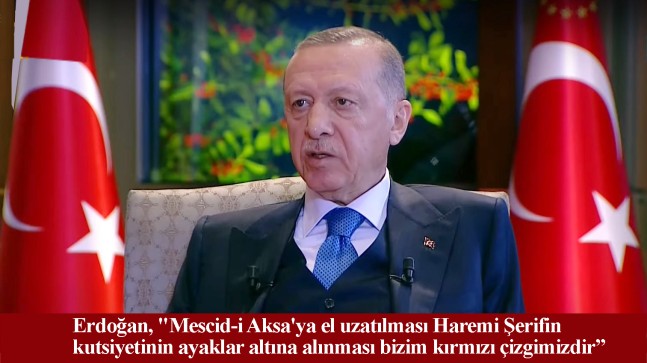 Cumhurbaşkanı Erdoğan, zalim İsrail yönetimini sert bir diller uyardı