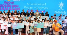 AK Kadınların düzenlediği “Çocuk Gözünden Ramazan” yarışmasında dereceye giren çocuklara ödülleri verildi