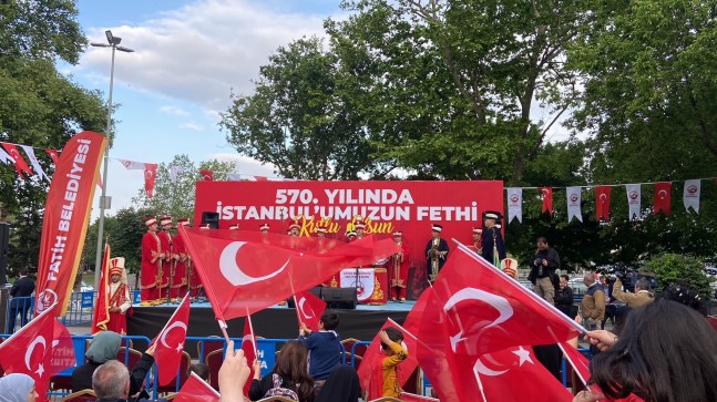 İstanbul’un fethinin 570’inci yılı Saraçhane Parkı’nda kutlandı