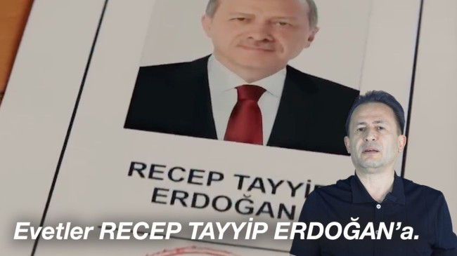 Şadi Yazıcı, “Haydi sandığa EVET’ler Recep Tayyip Erdoğan’a”