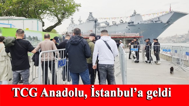 TCG Anadolu’ya İstanbul Sarayburnu’nda yoğun ilgi devam ediyor