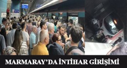 Marmaray’da intihar girişimi nedeniyle seferler aksadı
