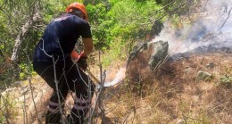 Pendik Belediyesi Arama Kurtarma Ekibi Çanakkale’deki yangınla mücadele ediyor