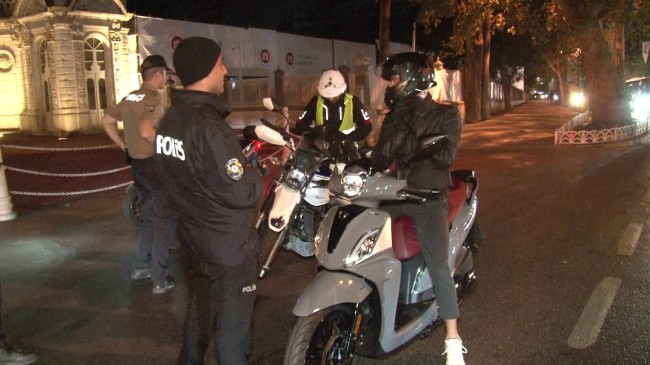 İstanbul’da motosiklet sürücülerine yönelik uygulama yapıldı