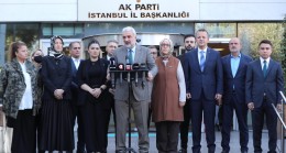 AK Parti İstanbul İl Başkanlığı’ndan İsrail’e sert tepki geldi